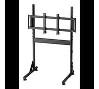 Support écran Oplite 104319 pour simulateur de vol et course en acier noir 630x510x1040mm