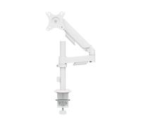 Support écran PC à ressort mécanique 1 écran PC 17"-32" avec mât, Blanc
