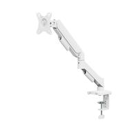 Support écran PC à ressort mécanique 1 écran PC 17"-32", Blanc