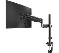 Support Ecran PC, Bras Ecran PC, Support d'écran pour écrans jusqu'à 27 Pouces, Support Ecran VESA 75 et 100 mm, capacité de Charge : 6 kg