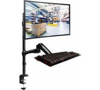 support ecran pc et clavier pour poste logistique et emballage Neutre G