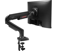 Support Ecran Pc Moniteur Pour Ecrans Plats Et Incurvés De 17 À 32"", Ergonomique Ressort À Gaz Bras, Réglable En Hauteur, Inclinaison, Pivotant, Plage De Charge 2-9Kg, Vesa 75&100Mm