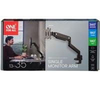 One For All Support de table Solid Single – 1 écran 33–88,9 cm (13–35") réglable en hauteur noir