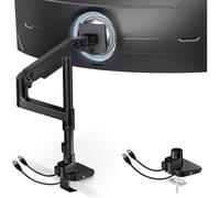 Support écran PC - PAPECO - Universel - 17-49"" - Charge 20 kg - Ports USB 3.0 A/C