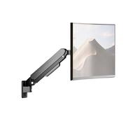 Support Ecran PC Single Monitor Wall Mount for Max 32 inch, 4.4-19.8lbs Screens, Fully Adjustable Gas Spring Monitor Arm Wall Mounted Monitor Holder with VESA 75/100mm Bras Ecran PC