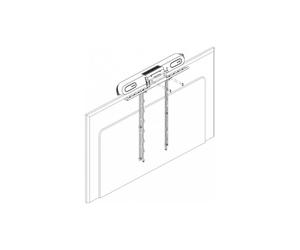 Support écran pour Poly Studio X50 Support d'écran pour barre de visioconférence Poly Studio X50.
