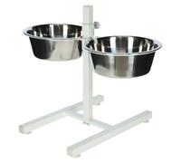 Support écuelle Kerbl Argenté 2x1800 ml