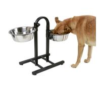 Kerbl Bar alimentation avec écuelles pour chien 2x2800 ml Hauteur réglable