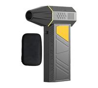 Support électrique permanent en polystyrène et métal portant un étui de rangement compact offrant une ventilation rapide pour souffler immédiatement la saleté à la maison et à l'extérieur. Ventilateur