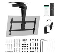 Support électrique pour TV Maclean, plafond, support Tuya, max. VESA 800x400, réglable +90°-90°, pour TV 43-86"", max. 45kg, MC-109