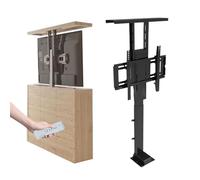 Support électrique pour TV - Support TV motorisé réglable - Élévateur télescopique caché pour armoires - Supporte jusqu'à 60 kg - Fonction de levage et de masquage rapides des années 40