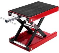 Support élévateur à ciseaux pour moto - Capacité de 500 kg, plateau large pour plus de stabilité, idéal pour l'entretien et le rangement du vélo