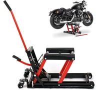 Support élévateur en Acier Motos, capacité de 680 kg, Pont élévateur hydraulique Quad avec Hauteur réglable, Plateforme Pliable Atelier de Garage