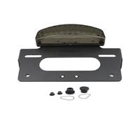 Support Éliminateur Garde-Boue Kit De Support De Plaque D'immatriculation Et D'éclairage pour Moto pour KLX300 Et KLX300SM 2024-2025 Moto Plaque d'immatriculation Support(Dark Grey)