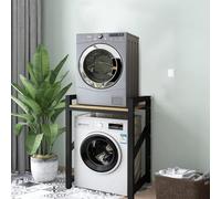 Support empilable pour lave-linge et sèche-linge avec étagère, capacité de charge de 400 kg pour machines à laver à chargement frontal et sèche-linge