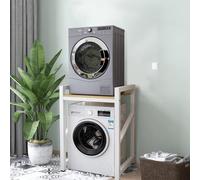 Support empilable pour lave-linge et sèche-linge avec étagère, capacité de charge de 400 kg pour machines à laver à chargement frontal et sèche-linge