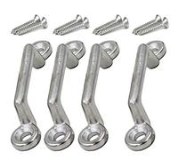 Support en acier inoxydable 2,5 cm, sangle supérieure Bimini, œillet, boucle de pied pour Jeep Corvette, Buggy, Kayak, lot de 4 pièces - Pas de rouille