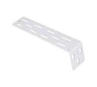 Support en acier inoxydable pour rails de rideaux Design de montage latéral pour une meilleure stabilité (double)