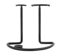 Support En Acier Noir Pour Blaireau & Rasoir