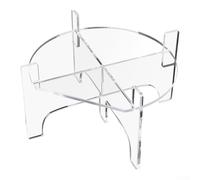 Support en acrylique pour distributeurs de boissons - Base moderne stable - Assemblage modulaire - Prend en charge les distributeurs de chaleur jusqu'à 20 x 10 cm