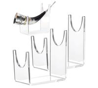 Support En Acrylique Shofar - Support D'affichage De 12*10,8*6,5 Cm | 2 Supports Shofar En Acrylique Transparent | Présentoir D'angle De Petite Taille | Collection De Corne De Mouton, Autres