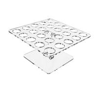 Support en acrylique transparent pour cornet de crème glacée, dessert, cupcake cones - Grille de cuisson L