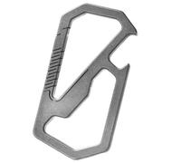 Support en alliage métallique avec décapsuleur de poche à suspendre à la taille - Porte-clés d'extérieur - Accessoires de porte-clés anti-perte - Mousqueton anti-perte - Boucles de suspension à la
