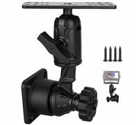 Support en aluminium pour détecteur de poissons, bras oscillant robuste de 18,6 cm pour détecteur de poissons, peut contenir en toute sécurité 12,7 cm à 30,5 cm, traceur d'écran/détecteur de