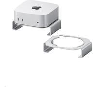 Support en Aluminium pour Mac Mini M4/M4 Pro 2024,Socle de Refroidissement avec Ventilation,Accessoires pour Bureau (MMS03)