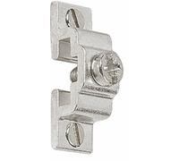 Support en aluminium satiné pour tringles de vitrage - 10 pièces Boulet