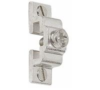 Support en aluminium satiné pour tringles de vitrage - 10 pièces Boulet