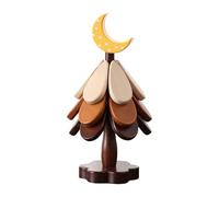 Support en bois, dessous de plat anti-brûlure, dessous de verre antidérapant pour tasses | pour assiettes chaudes, ustensiles de cuisine, bol, table à manger, Noël