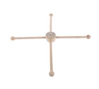 Support en Bois pour Carillon Éolien D'intérieur, Montage Facile | Structure Stable à Base Plate, Touche Naturelle Kaki, pour Espaces de Vie et Projets DIY