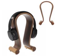 Support en bois pour casque audio support casque porte casque noyer ou chene