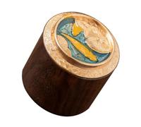 Support en Bois pour Couvercle de Théière, Cuivre, Table à Thé | Surface Polie et Douce, Rangement Propre, Convient aux Couvercles Divers et Filtres, Cérémonie Traditionnelle