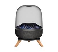 Support en Bois pour Harman Kardon Aura Studio3/4/SoundSticks 4,Trépied en Bois avec Cadre Acrylique,Support pour Haut-Parleur,Support Stable pour Haut-Parleur sur Bureau