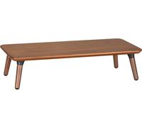 Support en bois pour moniteur / ordinateur portable Maclean, (500x240x120mm), couleur noyer noir, max. 20kg, MC-930
