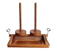 Support En Bois Pour Pelote | Support Rotatif Double Fil En Bois | Porte-Bobine En,Pour Maman Femmes Grand-Mère Adultes Passionnées De Crochet Anniversaire Artisanat Blocage