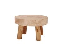 Support en bois pour plantes en pot en forme de tabouret pour intérieur et extérieur, salon et entrée (M)