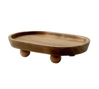 Support en bois pour présentation, socle en bois de 17,8 cm pour table de ferme, centres de table, décoration de table, plateau décoratif pour bougies, plantes, bouteilles, vases, distributeur de