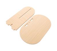 Support en Bois pour Roue D’Exercice Hamster, Base Stable | Bois Épais, Bords Arrondis et Support Autoportant, Réduit les Vibrations pour Habitat de Petits Animaux