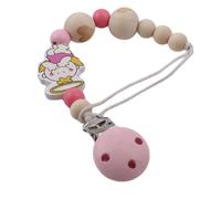Support En Bois Pour Sucette 1 Pièce Clips De Sucette Licorne Ange Bébé, Clip Sucette En Chaîne, Sangle Porte Mamelon Pour Nourrissons