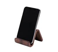 Support en bois pour téléphone portable, antidérapant et décoratif | Base pour tablette et support de téléphone de bureau, regarder le streaming, les appels vidéo, lire, cuisiner et bureau à domicile