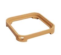 Support en bois tendance pour petit ordinateur de bureau - Refroidissement efficace - Hauteur ergonomique et durabilité - Support d'ordinateur ergonomique