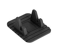 Support en Caoutchouc de Voiture Support de Support de Tableau de Bord de Tapis antidérapant pour téléphone Portable GPS (Noir)