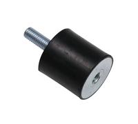 Support en caoutchouc fileté, isolateur anti-vibrations for amortisseur VD M4 M5 M6 avec 1 trou taraudé et goujon fileté(M6 20x30mm)