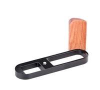 Support en forme de L pour Leica Q2 (sans Arca Swiss) - Poignée latérale en bois véritable, accès rapide à la batterie, accès complet aux fonctions, base en aluminium CNC de qualité supérieure