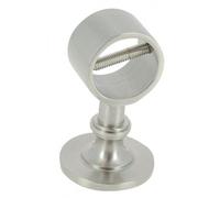 Support en laiton pour corde de rampe - Ø30 mm - largeur 45 mm - laiton nickelé CADAP