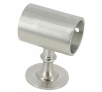 Support en laiton pour corde de rampe - Ø30 mm - largeur 60 mm - laiton nickelé CADAP