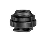 Support en métal clignotant pour appareil photo reflex numérique - Libération rapide de 6,35 mm vers adaptateur de base pour appareil photo reflex numérique